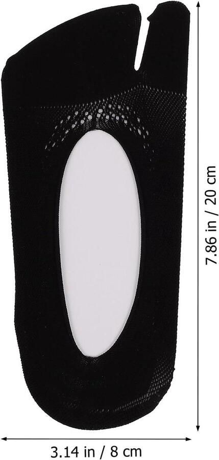 Flip-Flop Sokken voor Vrouwen Tai Geta-Model Japanse Stijl Split Toe Topper Onzichtbaar Geschikt voor Sandalen Kaki-Kl Paar