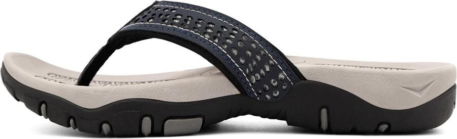 Flip-Flops heren 44 EU diepblauw ondersteunende zool antislip strandslippers ShopVlot
