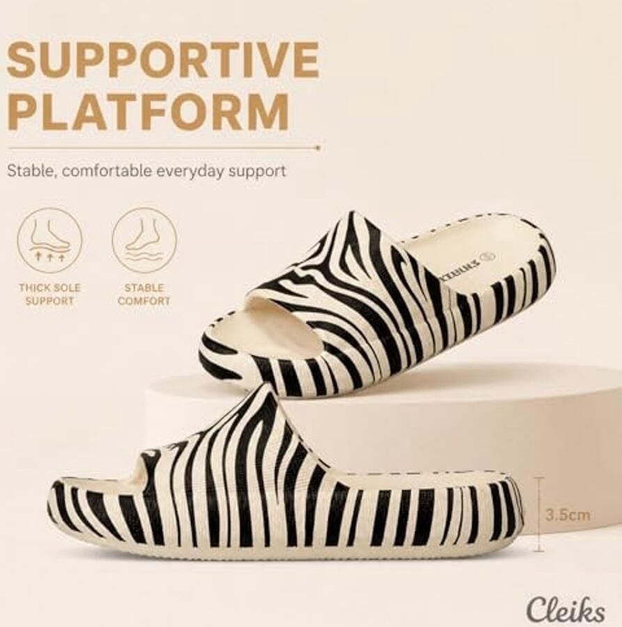 Flip Flops Lichtgewicht en waterdicht Zebra