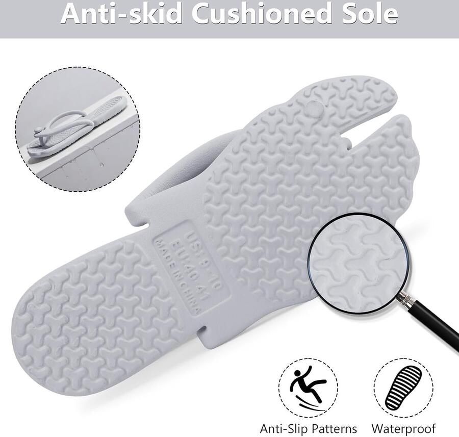 Flip Flops voor nen opvouwbare reisslippers lichte doucheschoenen badkamer camping strandsandalen antislip sneldrogend