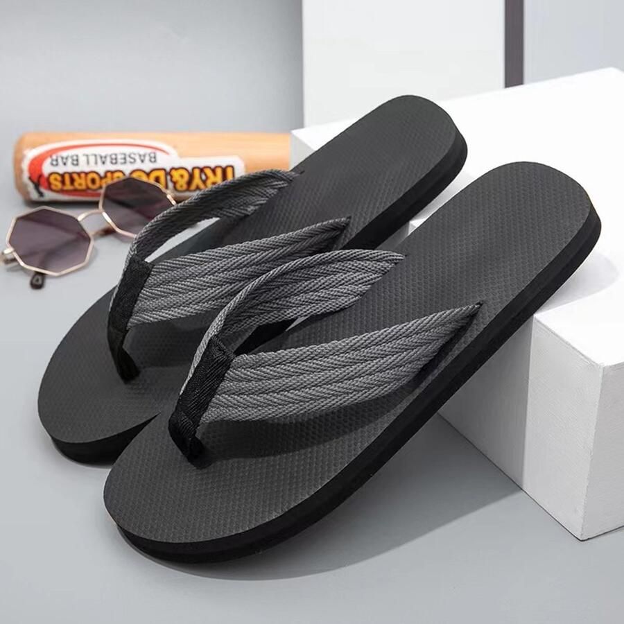 Flipflops met verborgen design en een grappig creatief ontwerp met een antislip dempende schuimzool casual zomerschoenen voor en geschikt voor strand en zwembad Grijs 46 47