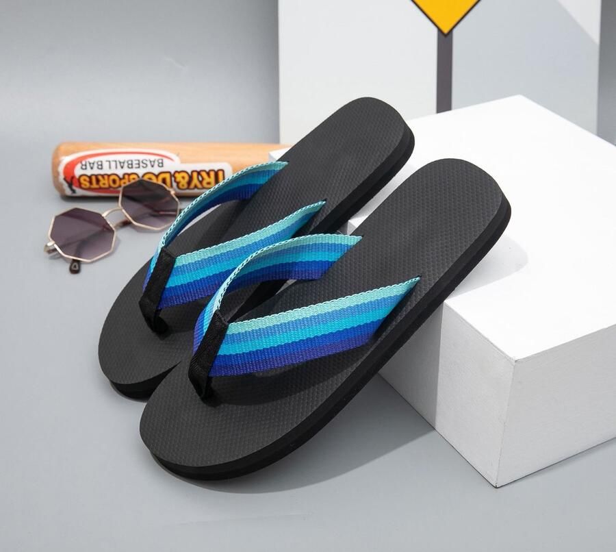 Flipflops met verborgen design en een grappig creatief ontwerp met een antislip dempende schuimzool casual zomerschoenen voor en geschikt voor strand en zwembad Blauw 38 39