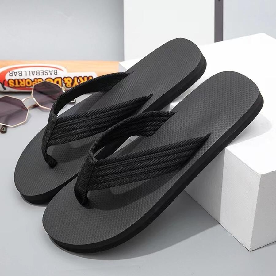 Flipflops met verborgen design en een grappig creatief ontwerp met een antislip dempende schuimzool casual zomerschoenen voor en geschikt voor strand en zwembad Zwart 42 43