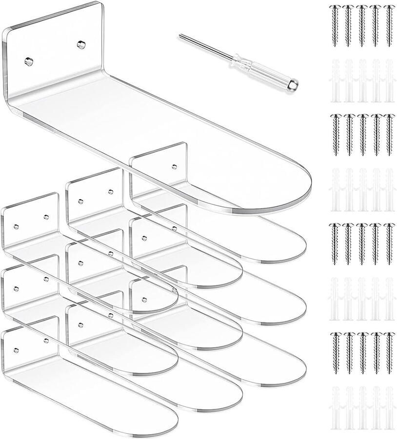 Floating schoenenhouder voor sneakers wandmontage 10-delige set voor sneakercollectie en opberging
