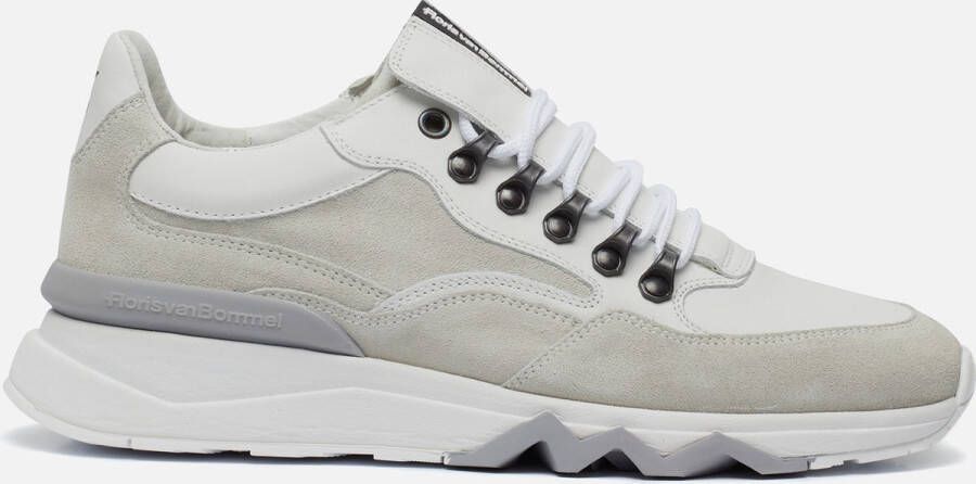 Floris van Floris van Bommel van Floris van Bommel Sneakers Heren Lage sneakers Herenschoenen Leer SFM-10135 Wit - Foto 11