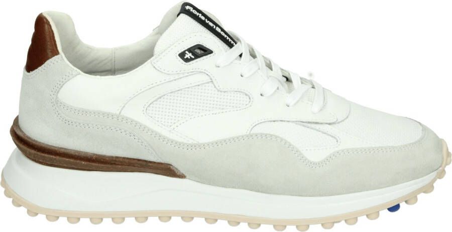 Floris van Floris van Bommel van Floris van Bommel Sneakers Heren Lage sneakers Herenschoenen Suède SFM-10159 Wit - Foto 4