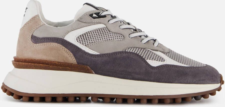 Floris van Floris van Bommel van Floris van Bommel Sneakers Heren Lage sneakers Herenschoenen Leer SFM-10159 Grijs - Foto 2