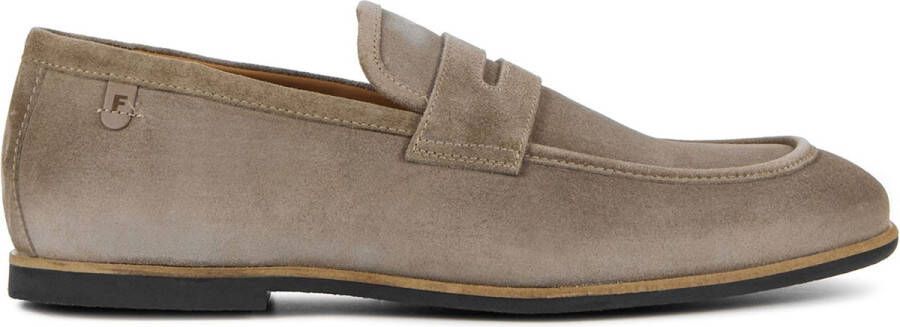 Floris van Floris van Bommel van Floris van Bommel Instappers Heren Instapschoenen Herenschoenen Suède SFM-40017 Bruin - Foto 3