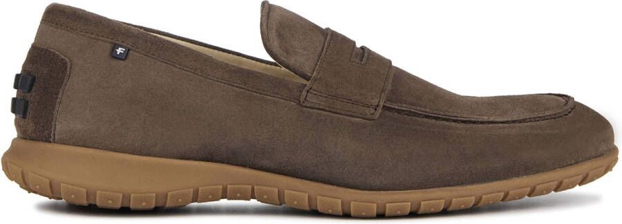 Floris van Floris van Bommel van Floris van Bommel Instappers Heren Instapschoenen Herenschoenen Suède SFM-40020 Bruin