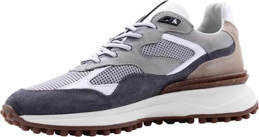 Floris van Floris van Bommel van Floris van Bommel Sneakers Heren Lage sneakers Herenschoenen Leer SFM-10159 Grijs - Foto 14