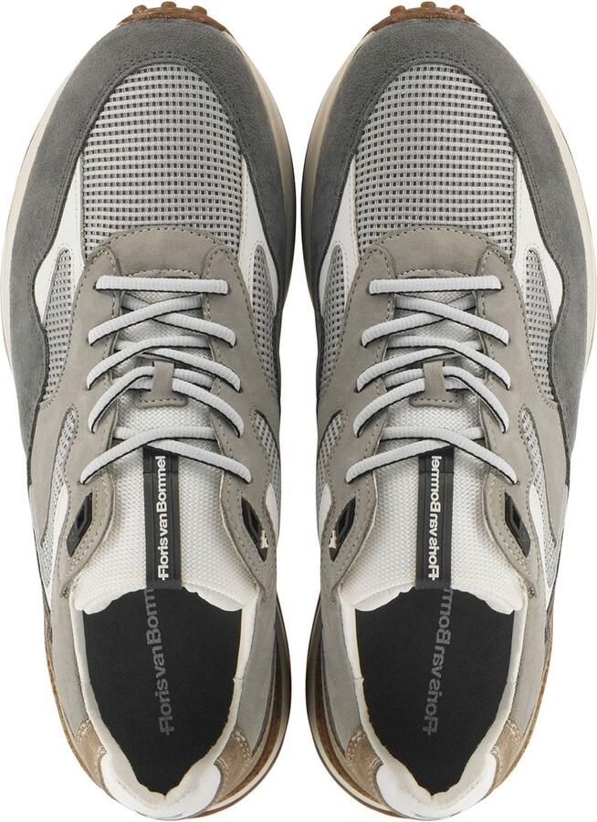 Floris van Floris van Bommel van Floris van Bommel Sneakers Heren Lage sneakers Herenschoenen Leer SFM-10159 Grijs - Foto 4