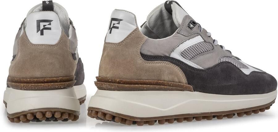 Floris van Floris van Bommel van Floris van Bommel Sneakers Heren Lage sneakers Herenschoenen Leer SFM-10159 Grijs - Foto 16