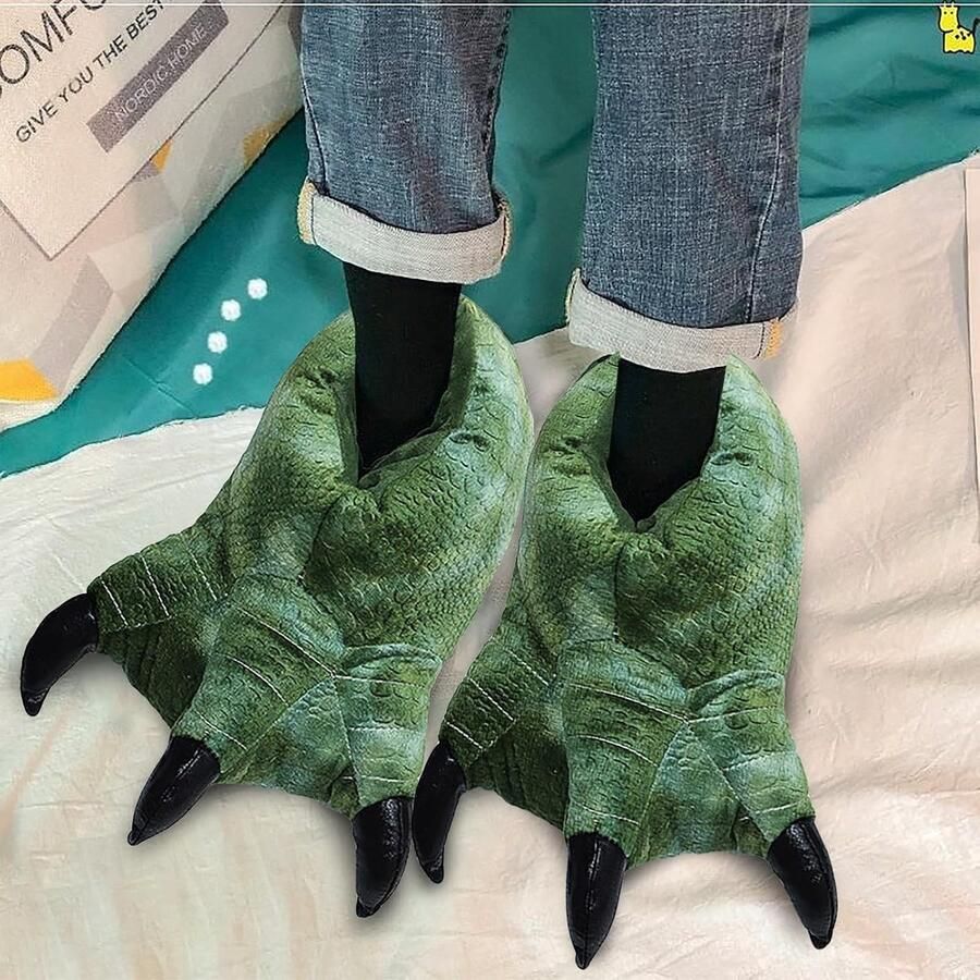 Fluffy Dierenpoot Slippers voor Cosplay Warme en Comfortabele Slippers met Antislip Zool en Schattige Ontwerpen