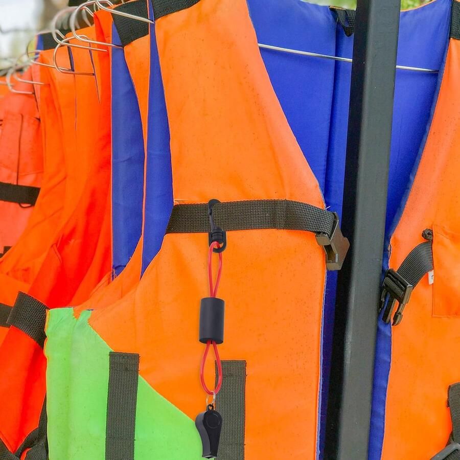 Fluitjes met Koord Luide Knal Overlevingsveiligheidsfluitje Noodaccessoire voor Kajakken Kamperen Wandelen Reddingsuitrusting voor Badmeesters