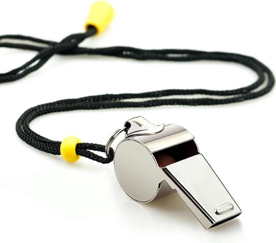 Fluitjes met lanyard luide scherpe geluidsfluitjes geweldig voor coaches scheidsrechters en ambtenaren
