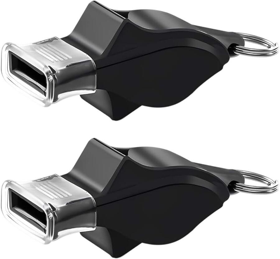 Fluitjes voor trainers 130 dB klassiek scheidsrechter fluitje zonder bal zwart voor basketbal voetbal en outdoorsport