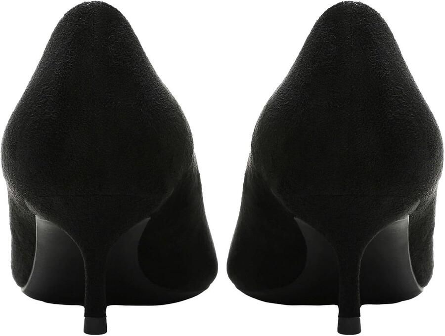 Fluweel Hoge Hakken Elegante Puntige Teen Pumps Jurk Schoenen