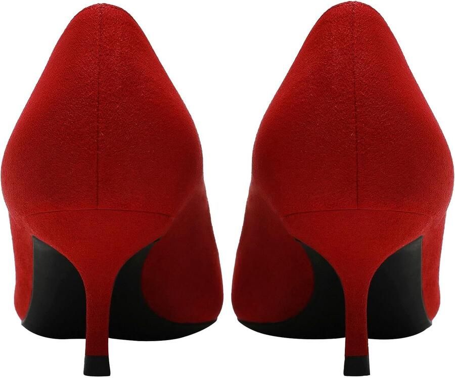 Fluweel Hoge Hakken Elegante Puntige Teen Pumps Jurk Schoenen