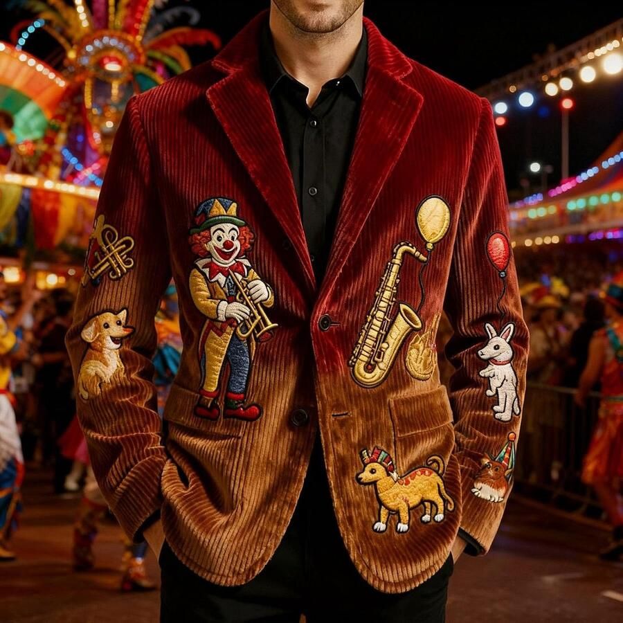 Fluwelen jurk met patroon voor feestelijke gelegenheden smalle pasvorm en opvallende corduroy print