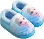 Disney Frozen pantoffels sloffen blauw rubberen zool - Thumbnail 1