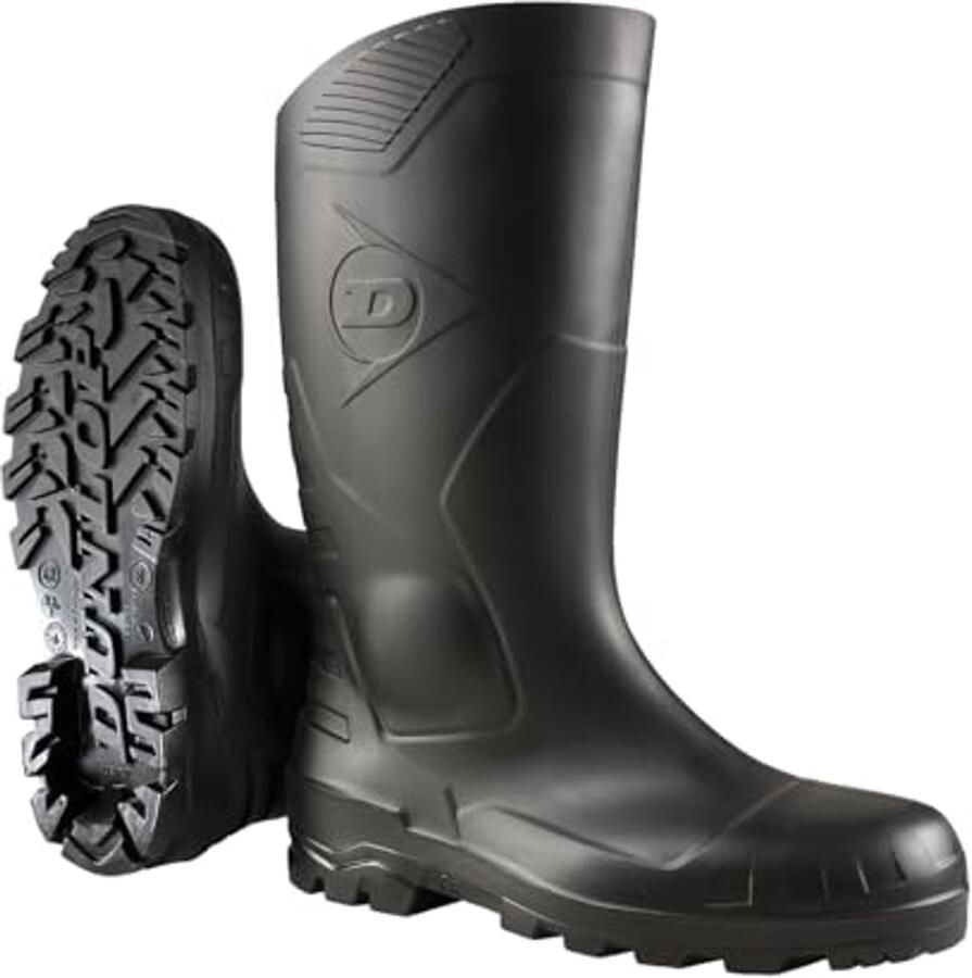 Unisex Volledige Veiligheid Wellington Boots Zwart