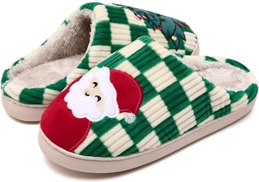 Zachte Geheugenschuim Huisslippers voor en Fuzzy Pantoffels met Antislip Zool