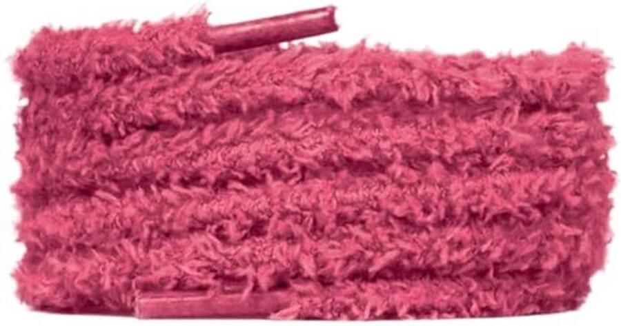 Fuzzy Schoenveters voor Sneakers 7 mm Pluche Veters in 7 Kleuren en 3 Maten