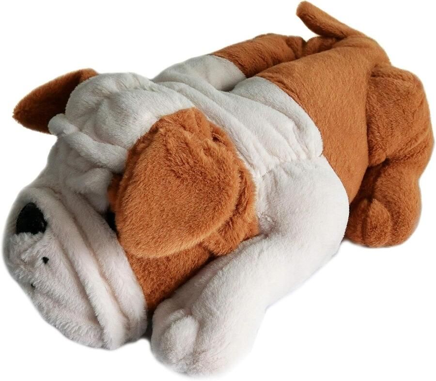 Fuzzy Winter Indoor Dieren Hond Slippers voor Volwassen nen en Kid Bulldogs