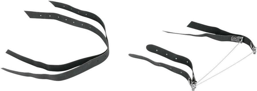 Gamaschen Beenbeschermers Outdoor Activiteiten Duurzaam Hypalon One Size Zwart