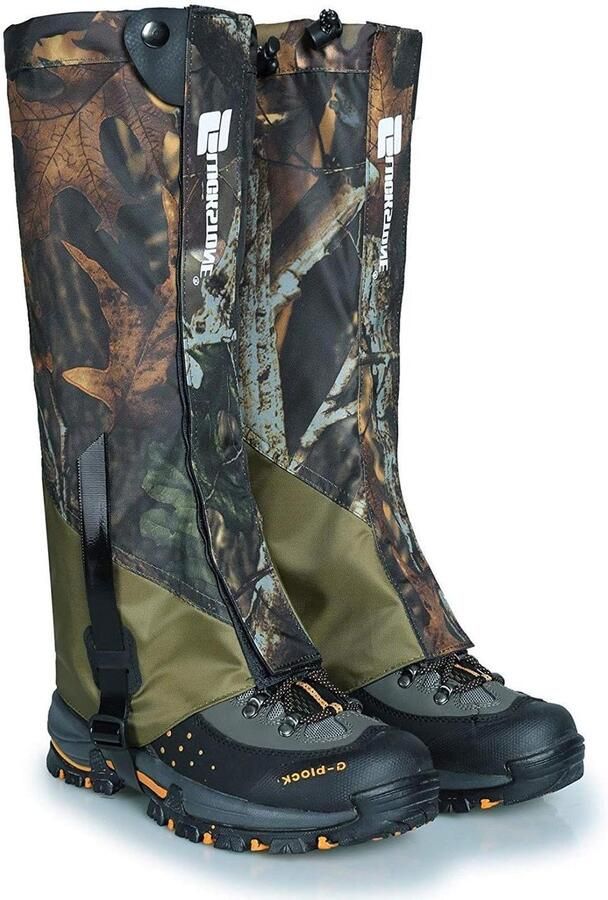 Gamaschen voor wandelen Beenbeschermers buiten Bescherming tegen ele ten Waterdicht en ade d lengte Camouflage