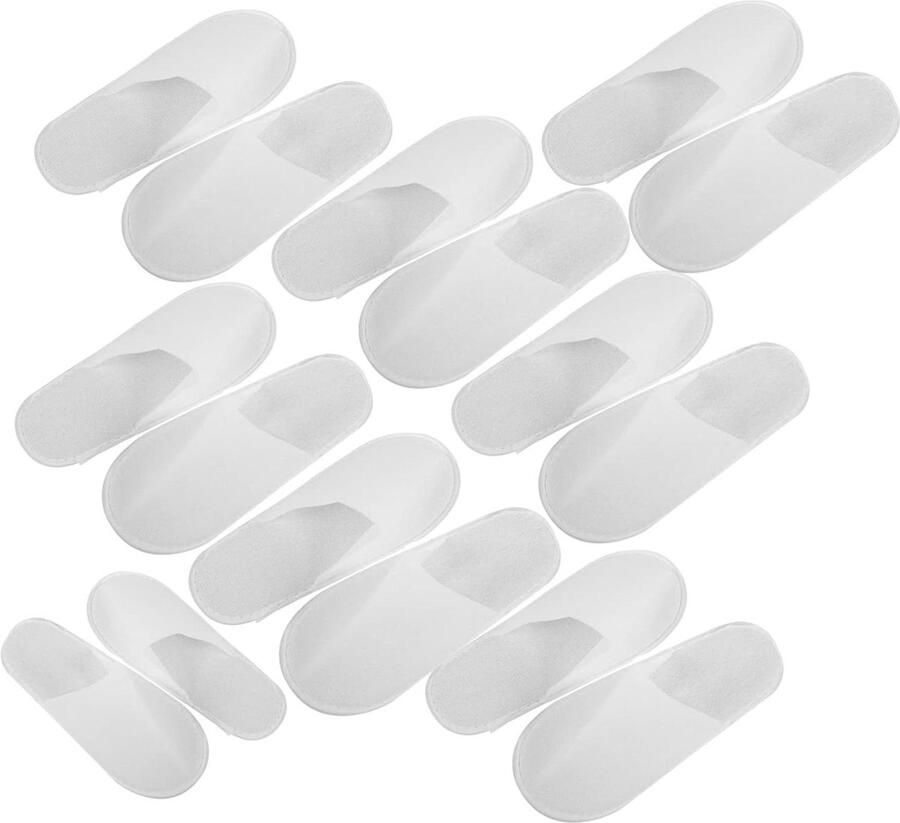 Gasten Slippers Huisslippers Wegwerp Ontvangst Gasten Antislip Zolen Universele Maat Wit