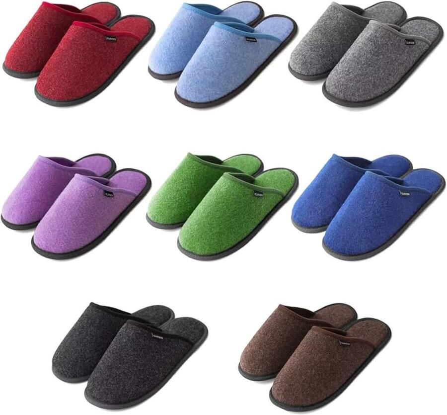 Gastpantoffels voor nen en machinewasbaar antislip pantoffels voor thuis hotel spa reizen