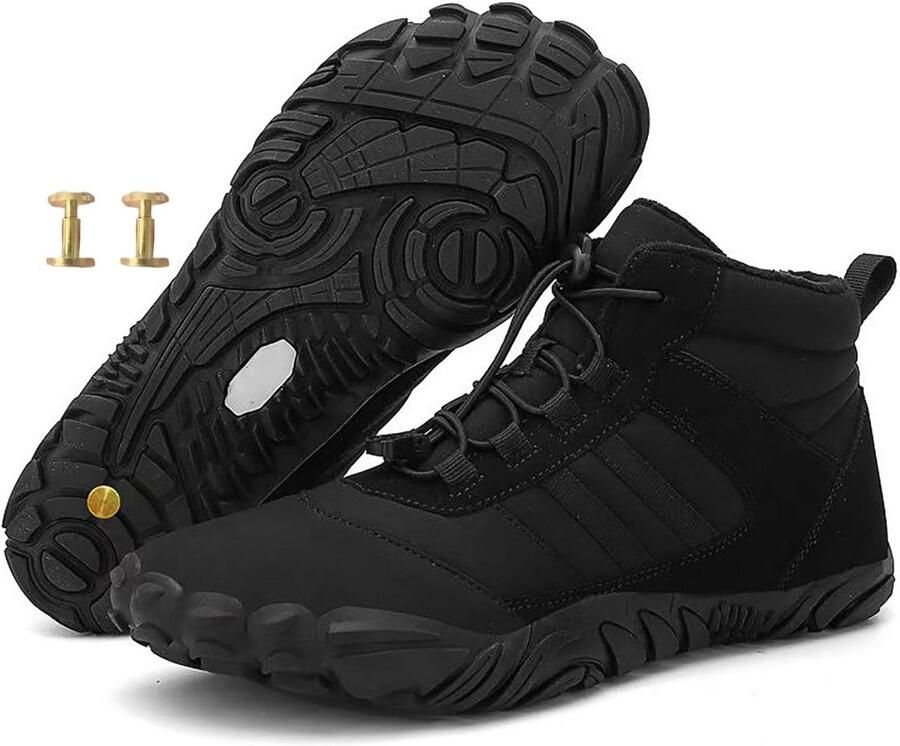 Geaarde Winter Schoenen met Koper voor Barefoot Laarzen geschikt voor Wandelen