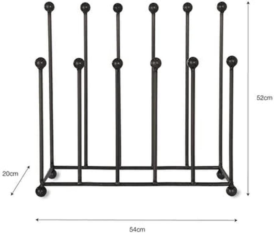 Gegalvaniseerde Staal Welly Stand Groot voor Modderige Schoenen