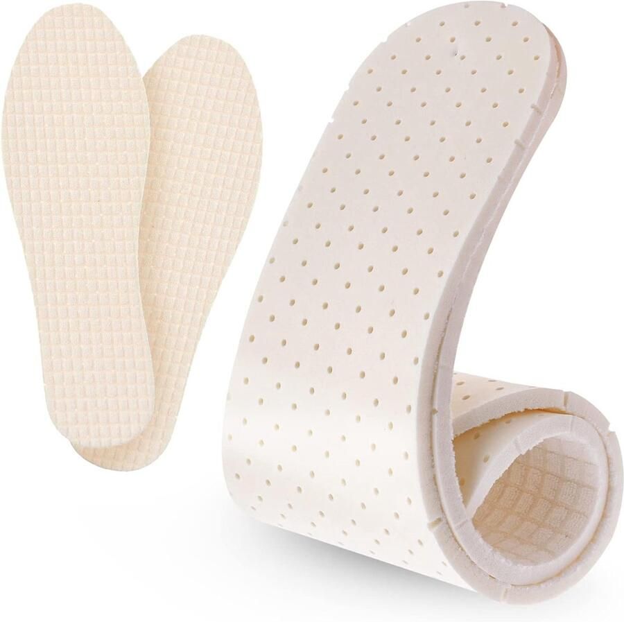 Geheugenfoam inlegzolen voor en superzacht schokabsorberend en compressiebestendig verlichting van voetpijn in sneakers en laarzen