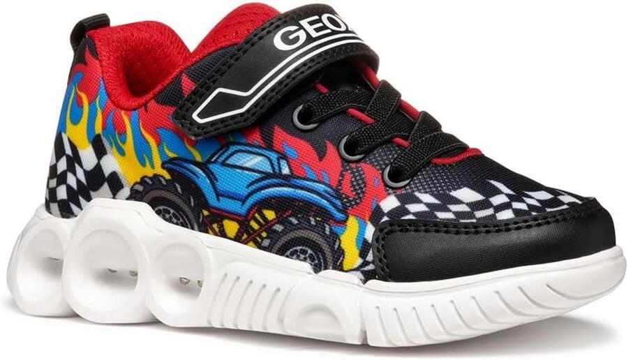 Geox jongens sneakers met verlichting in de zool