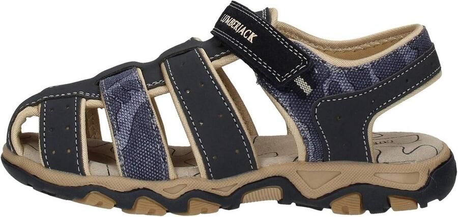 Gesloten Kindersandalen Jongen met Klittenband Stevige Zomerschoenen