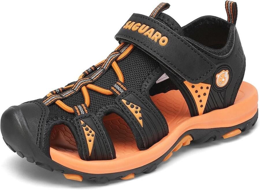 Gesloten Kindersandalen Jongens Zomer Ademend Leer & Rubberen Zool