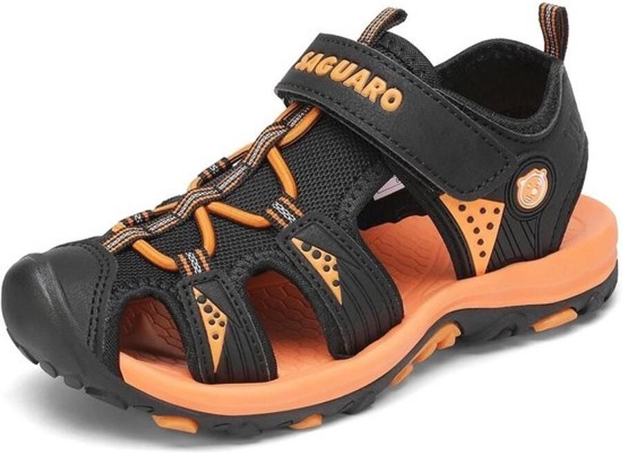 Gesloten Kindersandalen Jongens Zomer Ademend Leer & Rubberen Zool