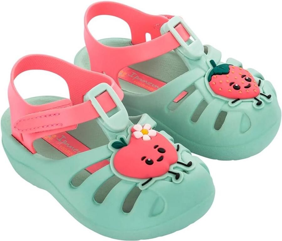 Gesloten Rubberen Babysandalen met Teenkap voor Meisjes Zomer Kids Sandalen