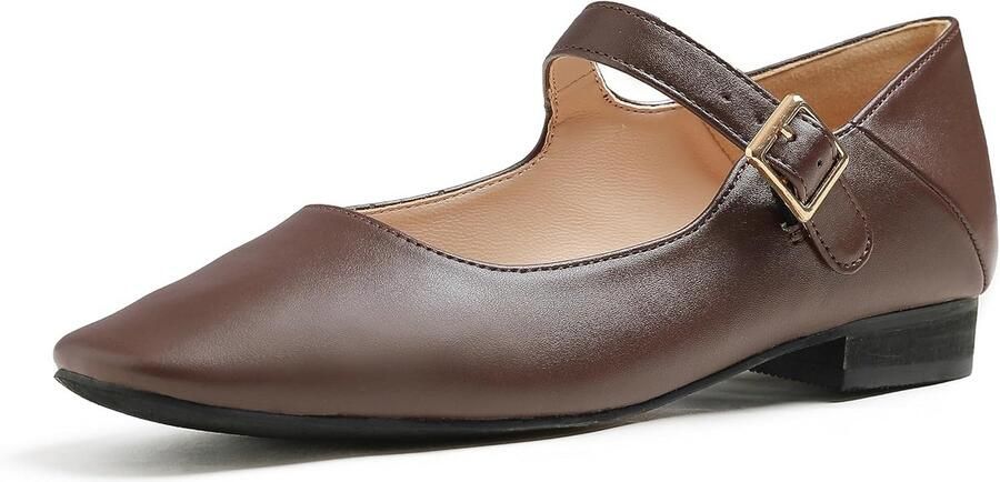 Gestreepte glitter ballerina's met ronde neus en platte zool