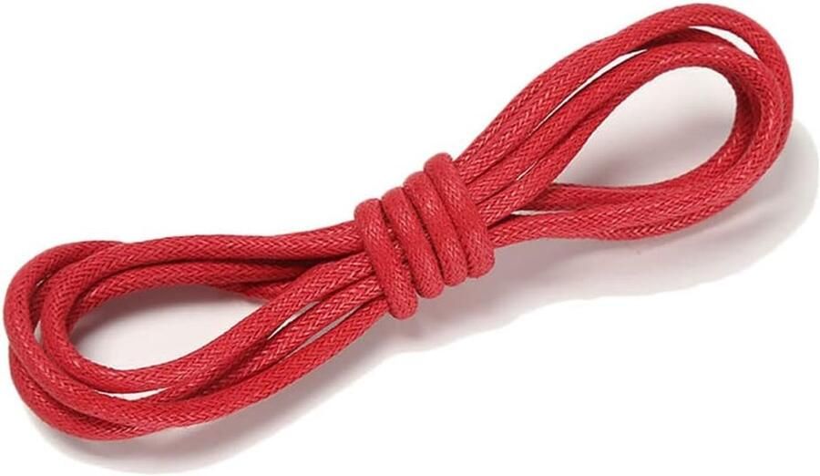 Gevlochten Veters Schoen Linten Schoenen Opknappen Waterafstotend Gecoat Rood