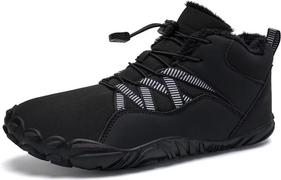 Gevoerde Blotevoetenschoenen Winter Laarzen Comfortabel en Minimalistisch