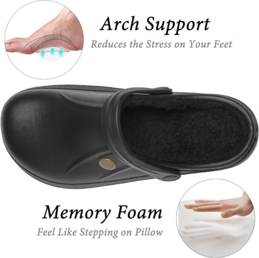 Gevoerde Clogs voor en Waterdicht en Warm voor Binnen en Buiten