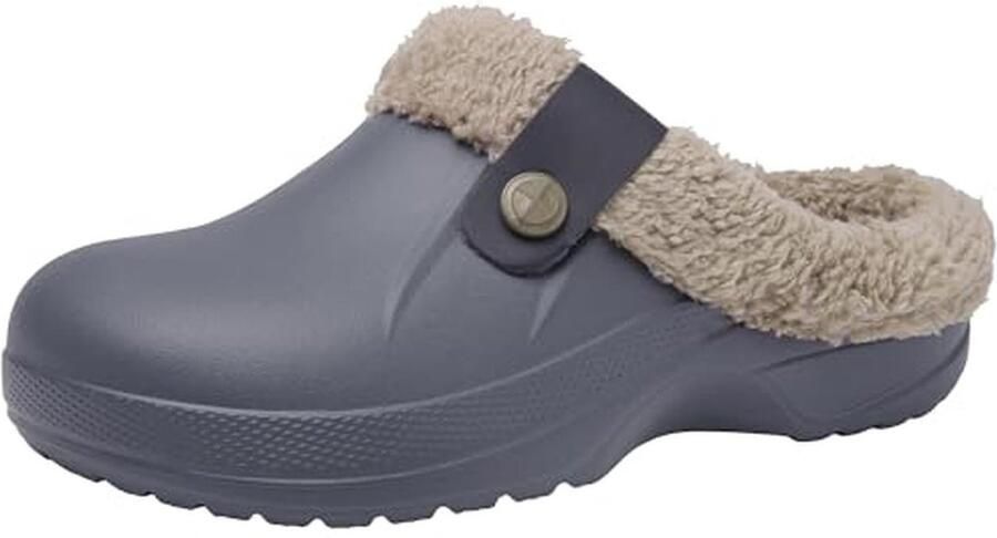 Gevoerde Clogs voor en Waterdichte Winterpantoffels Warm en Antislip