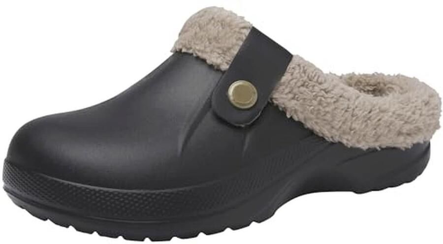 Gevoerde Clogs voor en Waterdichte Winterpantoffels Warm Pluche Antislip Outdoor