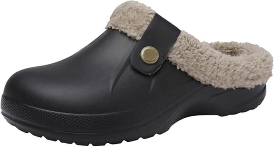 Gevoerde Clogs voor en Waterdichte Winterpantoffels Warm Pluche Antislip Outdoor