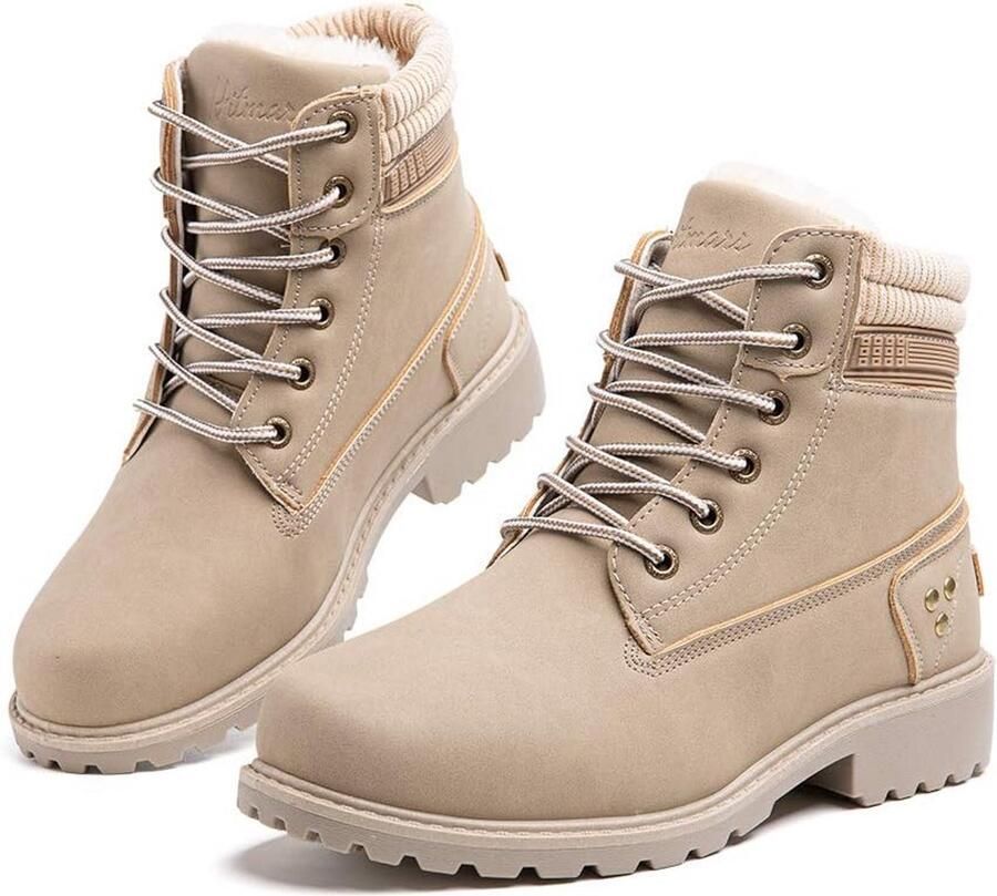 Gevoerde Dames Winterlaarzen met Warme Voering en Antislipzool