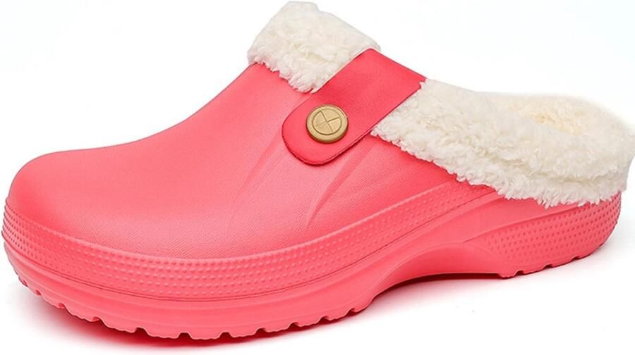 Gevoerde Klompen Pantoffels Warme Winter Tuinschoenen voor en Waterdicht met Antislip Zool
