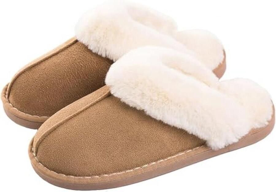 Gevoerde Slippers voor Binnen en Buiten Comfortabele en Antislip Systeem